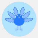 Search for cute turkey stickers Blue