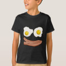 Search for bacon kids tshirts Eggs