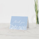 Search for floral thank you cards Blue and white