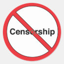Search for 1st amendment stickers Censorship