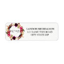 Search for feather return address labels Floral