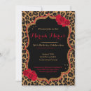 Search for red leopard invitations Glitter