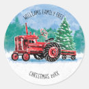 Search for vintage winter scene stickers Christmas tree