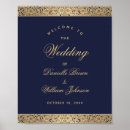 Search for navy blue gold welcome wedding signs Flowers