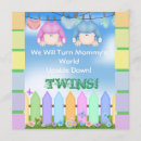 Search for fun baby girl shower invitations Twins