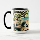 Search for yellow umbrella mugs Beach