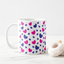 Search for valentine heart pattern mugs Pink