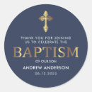 Search for navy blue gold stickers Baptism