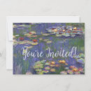 Search for lily invitations Claude monet