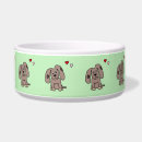 Search for adorable cartoon dog bowls Puppy