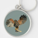 Search for bird of prey key rings Hawk
