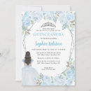 Search for baby blue quinceanera invitations Watercolor