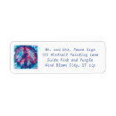 Search for peace return address labels Pink