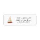 Search for sail boat return address labels Nautical