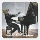 Search for piano player stickers Music