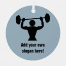 Search for weight lifting christmas tree decorations Strongman