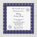 Search for snowflakes seasonal invitations Silver