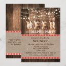 Search for beer and diaper party invitations Huggies and chuggies