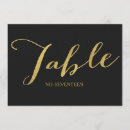 Search for glamourous table cards Golden