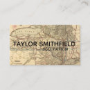 Search for map business cards Adventure