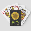 Search for sunflower playing cards Rustic