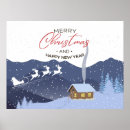 Search for merry christmas happy new year posters Santa
