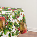 Search for vintage christmas tablecloths Holly