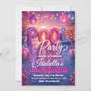 Search for teen swim birthday invitations Girl