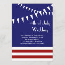 Search for bunting wedding invitations Patriotic