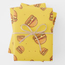 Search for hamburger wrapping paper Bun