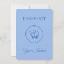 Search for page boy invitations Blue