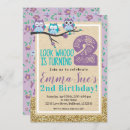 Search for owl 2nd birthday invitations Kids
