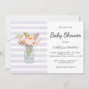 Search for floral mason jar invitations Pink