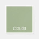 Search for sage green wedding napkins Clean