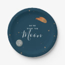 Search for moon baby shower plates Space