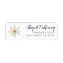 Search for daisies return address labels Daisy