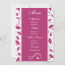 Search for dinner menu wedding invitations Floral