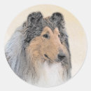 Search for rough collie stickers Sable