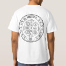 Search for st benedict medal tshirts Religious