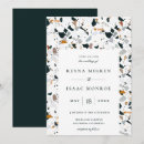 Search for teal and orange wedding invitations Simple