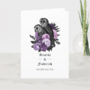 Search for purple wedding programs Gothic