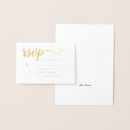 Search for gold foil rsvp cards Script