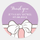 Search for purple ribbon stickers Baby shower
