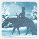 Search for snow scene stickers Horse