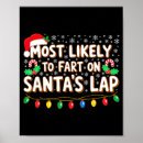 Search for fart posters On santa