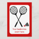 Search for badminton invitations Shuttlecock