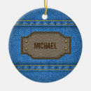 Search for denim christmas tree decorations Textile