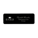 Search for faux silver return address labels Elegant