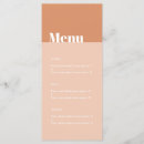 Search for boho wedding menus Modern minimalist