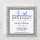 Search for bling sweet 16 invitations Modern